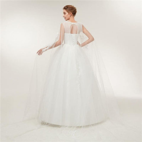 Robe De Mariée Imprimée Vintage