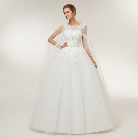 Robe De Mariée Imprimée Vintage
