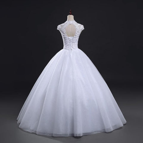 Robe De Mariée Ivoir Longue Vintage