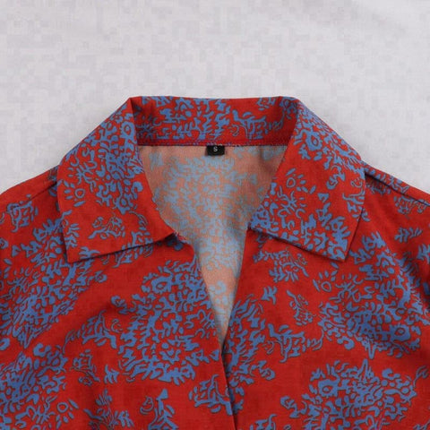 Robe Esprit Rouge Vintage Femme