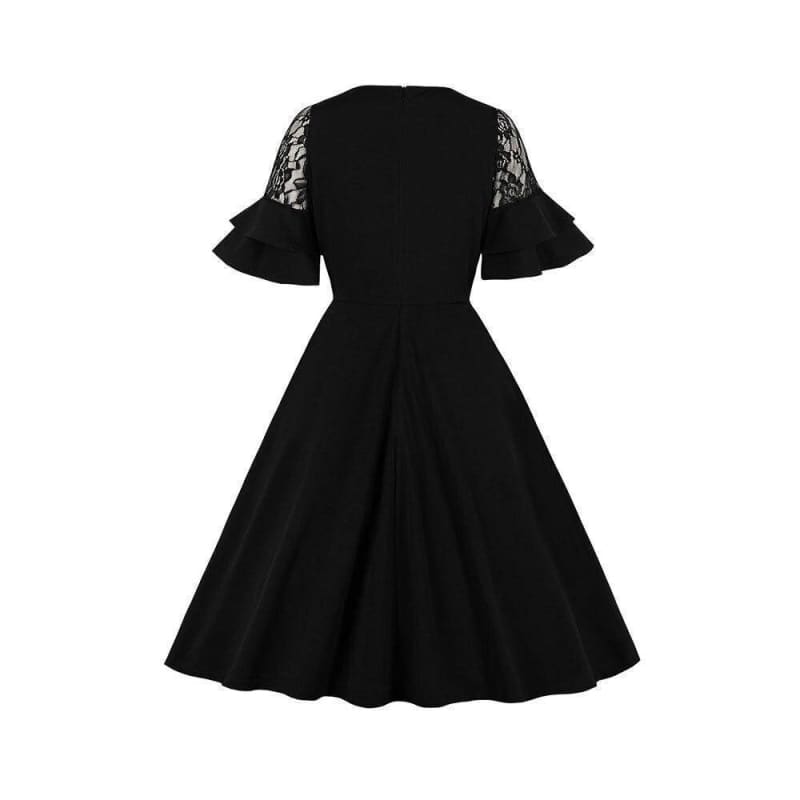 Robe Longue Mode Rétro Éternel Vintage