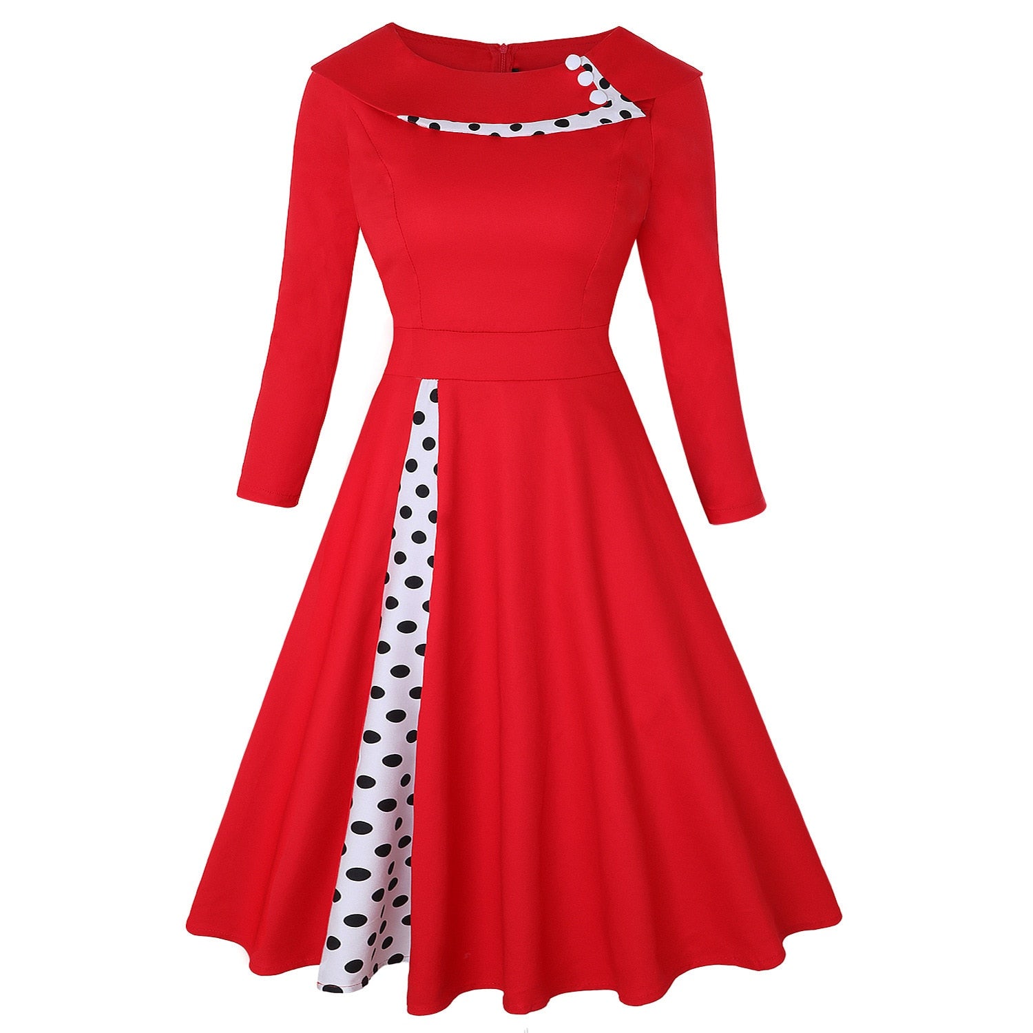 Robe Noire Vintage Pin Up