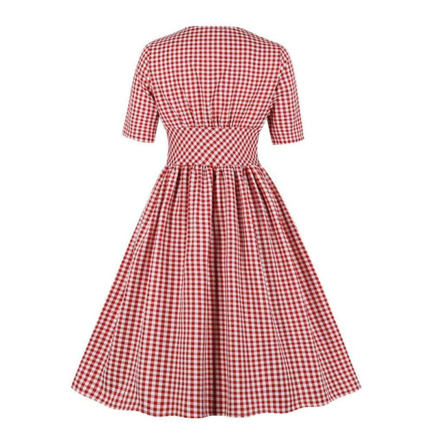 Robe Pin Up Vintage Rose - Éternel Vintage