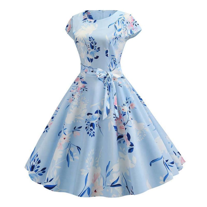 Pin Up Robe Patineuse Retro Robe Patineuse Année 50 Turquoise