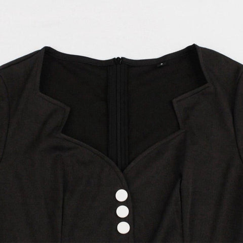 Robe Rétro Près Du Corps