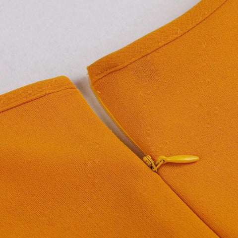 Robe Rétro Style Orange