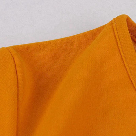 Robe Rétro Style Orange