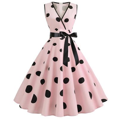 Robe Longue Carreaux - Style Rétro Années 50 Hearts & Roses Robe Longue Carreaux - Style Rétro Années 50 Hearts & Roses