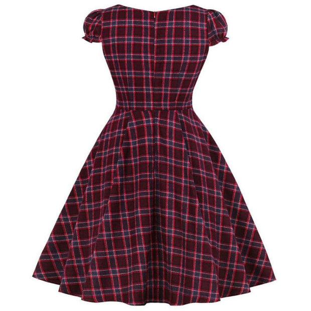 Robe Rockabilly Rouge Et Noir