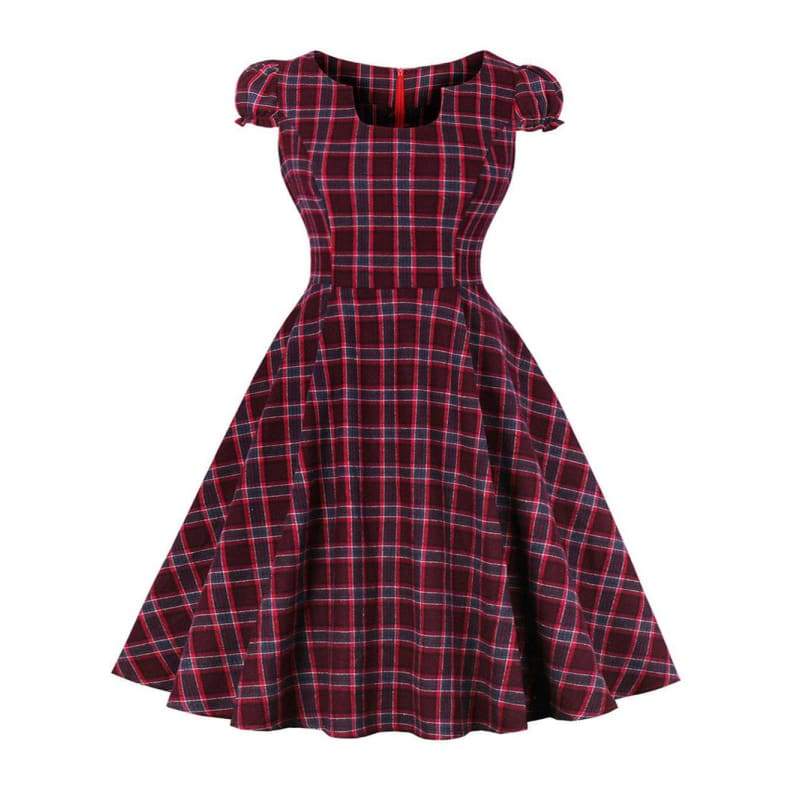 Robe Rockabilly Rouge Et Noir