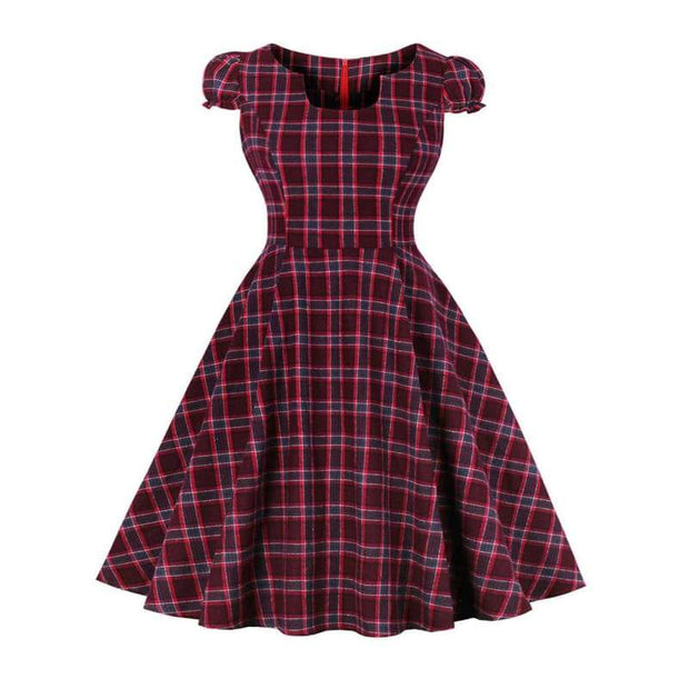 Robe Rockabilly Rouge Et Noir