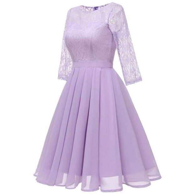 Robe Vintage Année 50 Violet