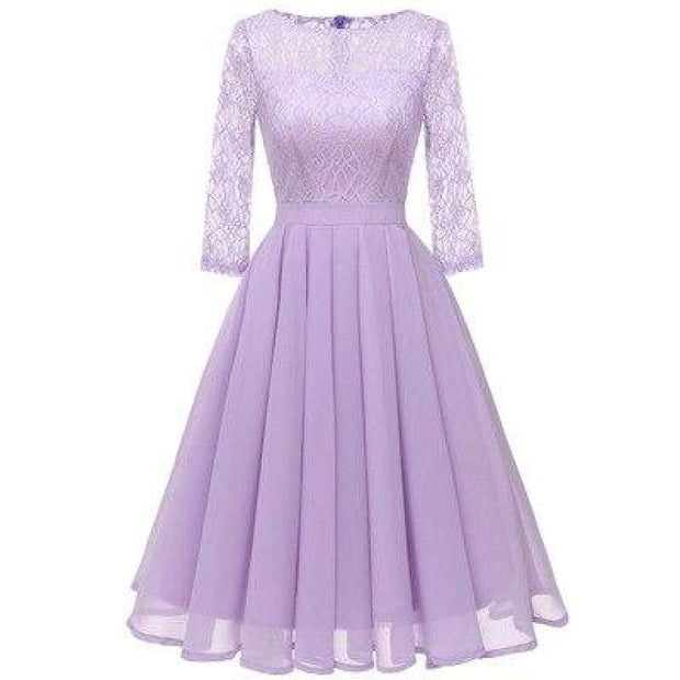 Robe Vintage Année 50 Violet