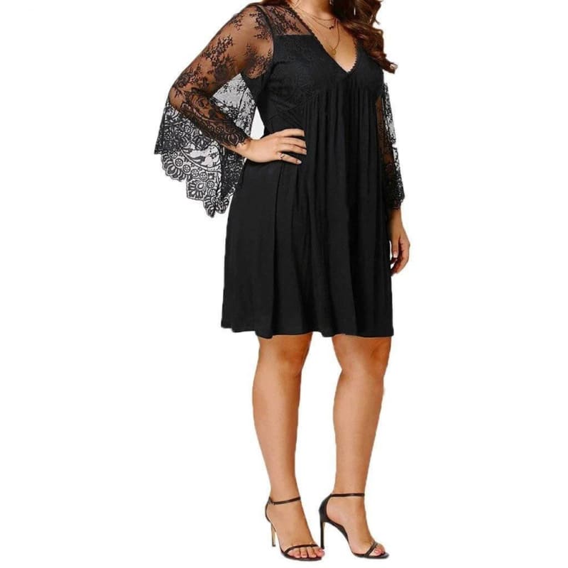 Look Habillement Femme Ronde Robe Vintage Esprit Femme