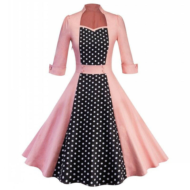 Robe Vintage Esprit Rose