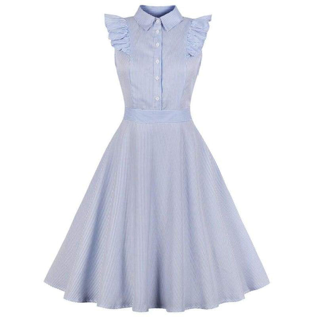 Robe Vintage Style Love Bleu