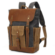 Sac À Dos Vintage Cuir Marron