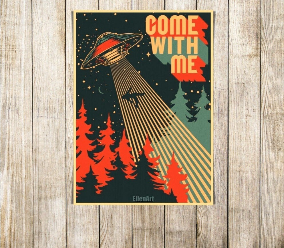 Space Poster Vintage