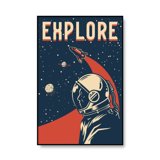 Space Vintage Poster