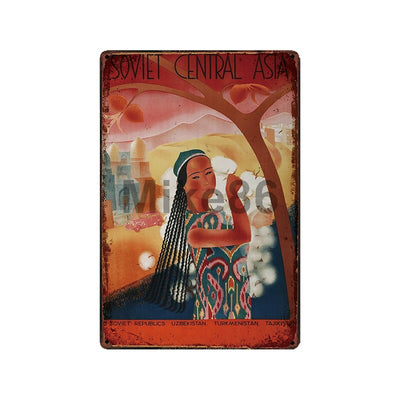 Tableau Africain Vintage