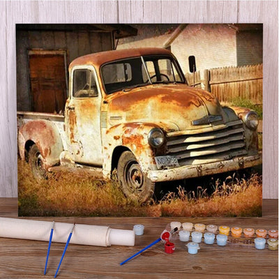 Tableau Camion Vintage