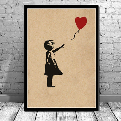 Tableau Coeur Vintage