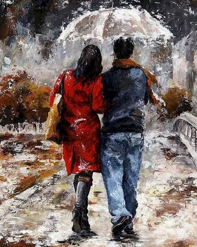 Tableau Couple Art Vintage