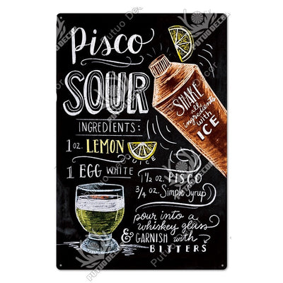 Tableau Deco Cocktail Vintage