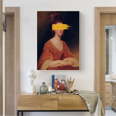 Tableau Deco Salon Vintage