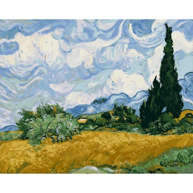 Tableau Montagne Vintage