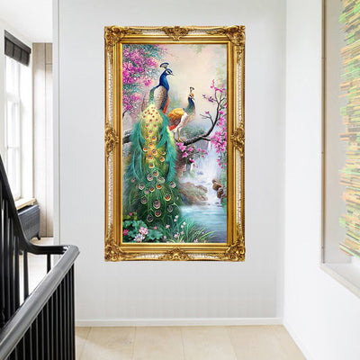 Tableau Oiseaux Du Paradis Vintage