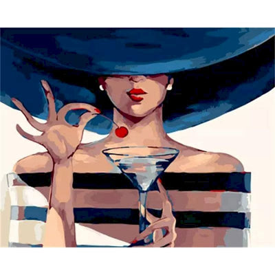 Tableau Peinture À L’Huile De La Mode Vintage