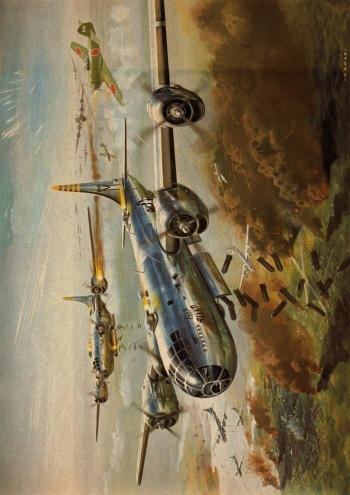 Tableau Peinture Avion Vintage