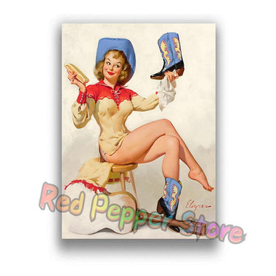 Tableau Pin Up Retro Vintage
