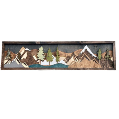 Tableau Sur Bois Vintage