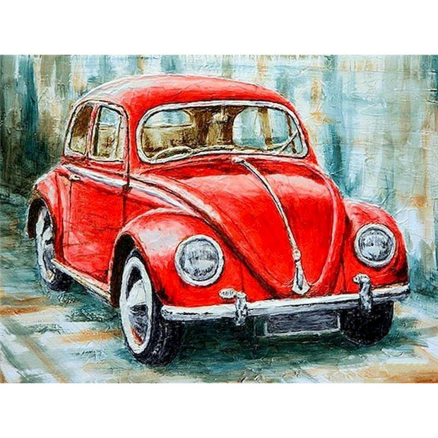 Tableau Vieilles Voitures Vintage