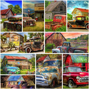 Tableau Vintage Camion