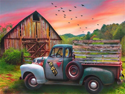 Tableau Vintage Camion