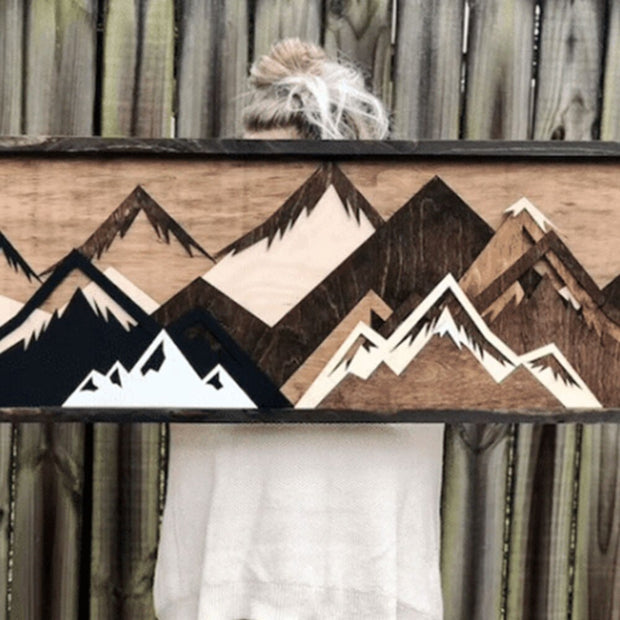 Tableau Vintage En Bois