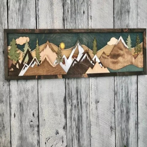 Tableau Vintage En Bois