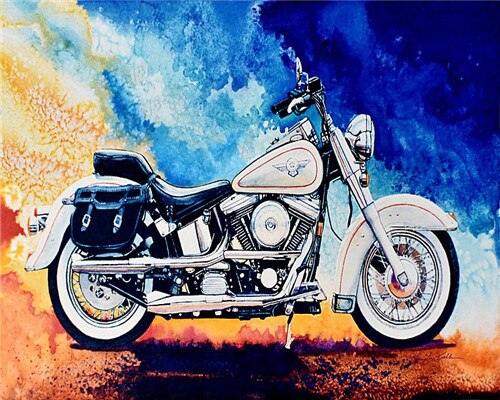 Tableau Vintage Moto