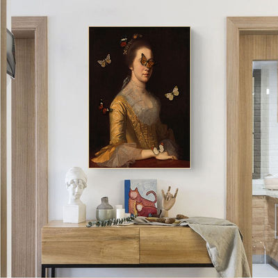 Tableau Vintage Papillon