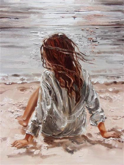 Tableau Vintage Petite Fille