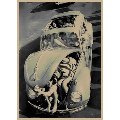 Tableau Voiture Vintage
