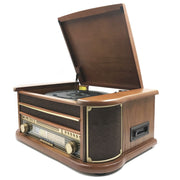 Tourne Disque Vintage Marron Rétro