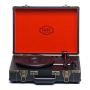 Tourne disque vintage rouge