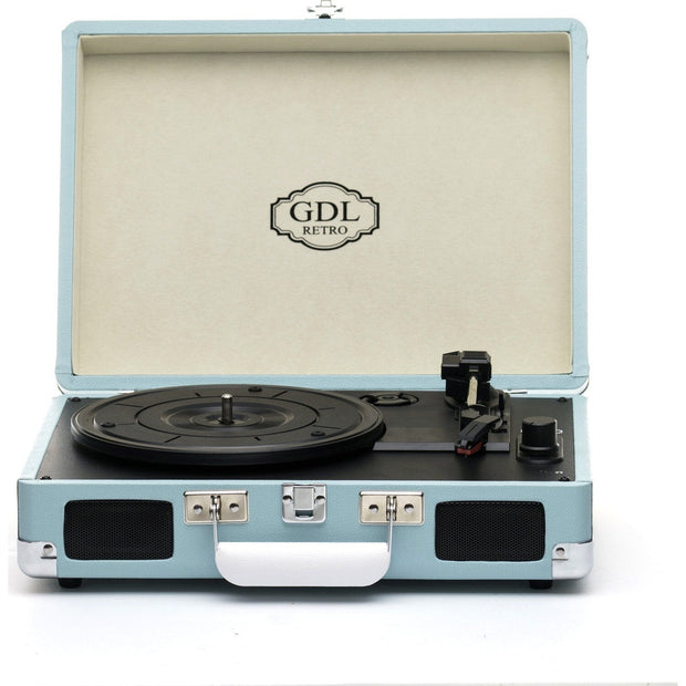 Tourne disque vintage rouge