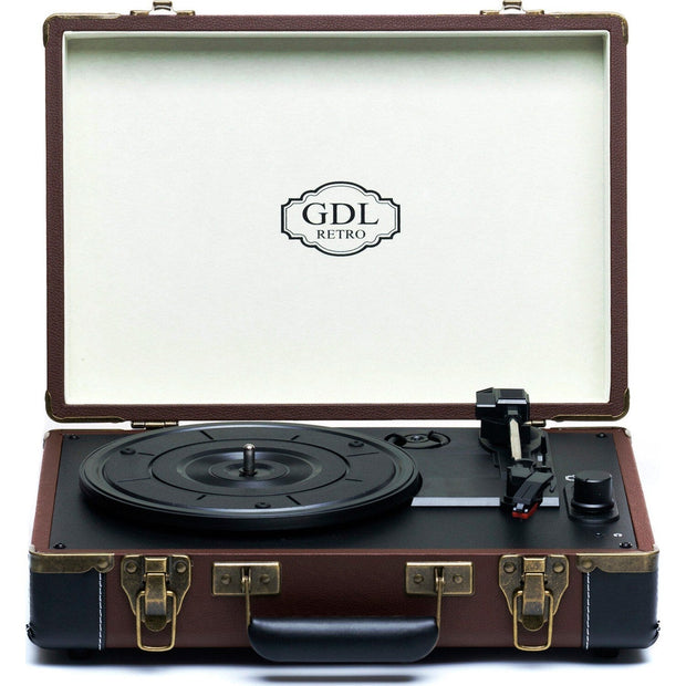 Tourne disque vintage rouge