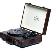 Tourne disque vintage rouge