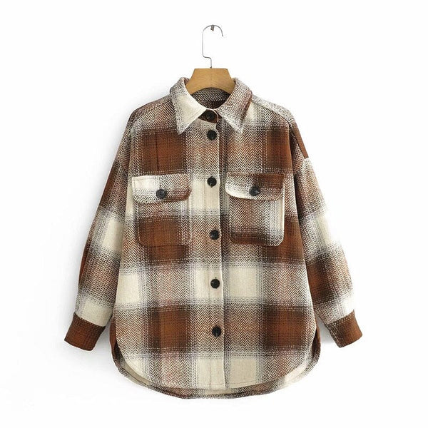 Veste A Carreaux Vintage Femme Eternel Vintage